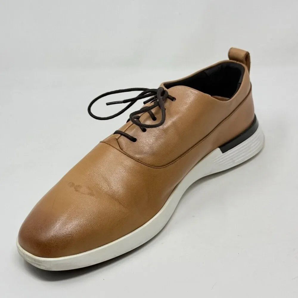 Wolf & Shepherd Crossover Longwing Oxford Shoes Mens 9.5 M Honey Brown Leather